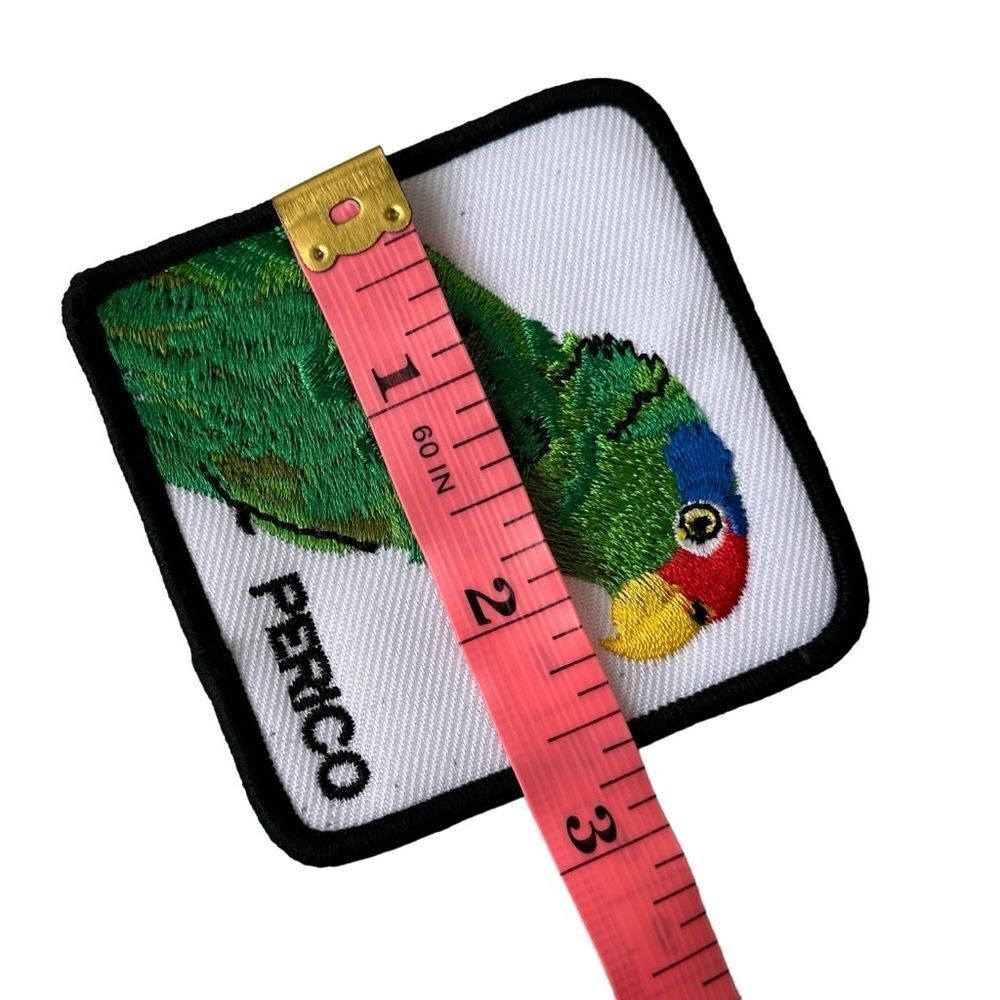 Perico Toucan Parrot Trucker Sew On Embroidered Patch - Picture 2 of 4